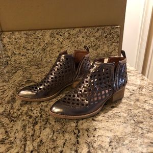 Jeffery Campbell Metallic Booties